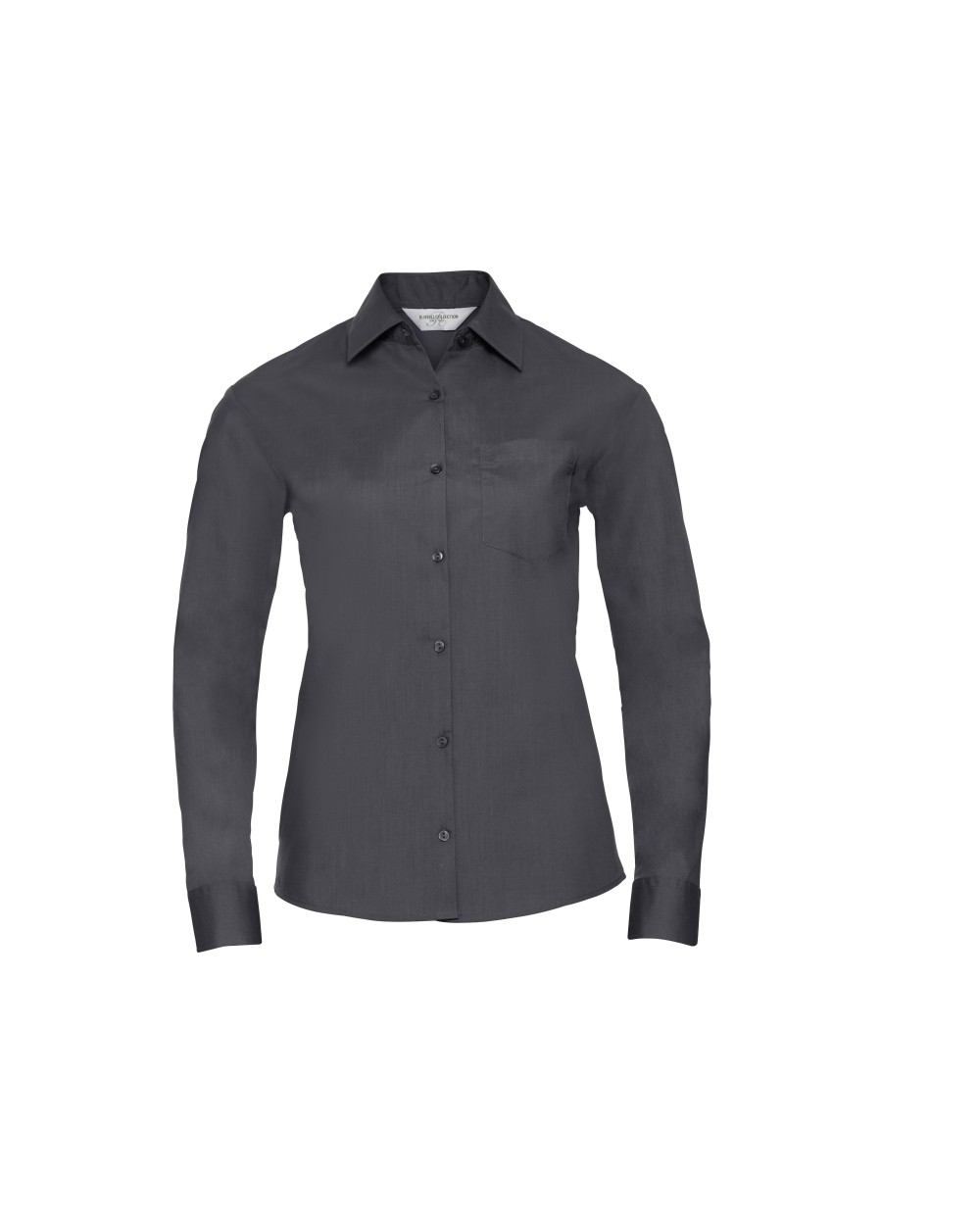 RUSSELL Ladies' Ls Polycotton Popelinehemd Hemden personalisierbar