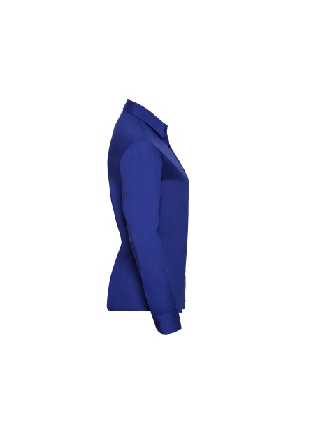 RUSSELL Chemise femme popeline polycoton manches longues /api/colors/faa09971-d6a0-46cd-b5b3-d674b3aba32b personnalisable