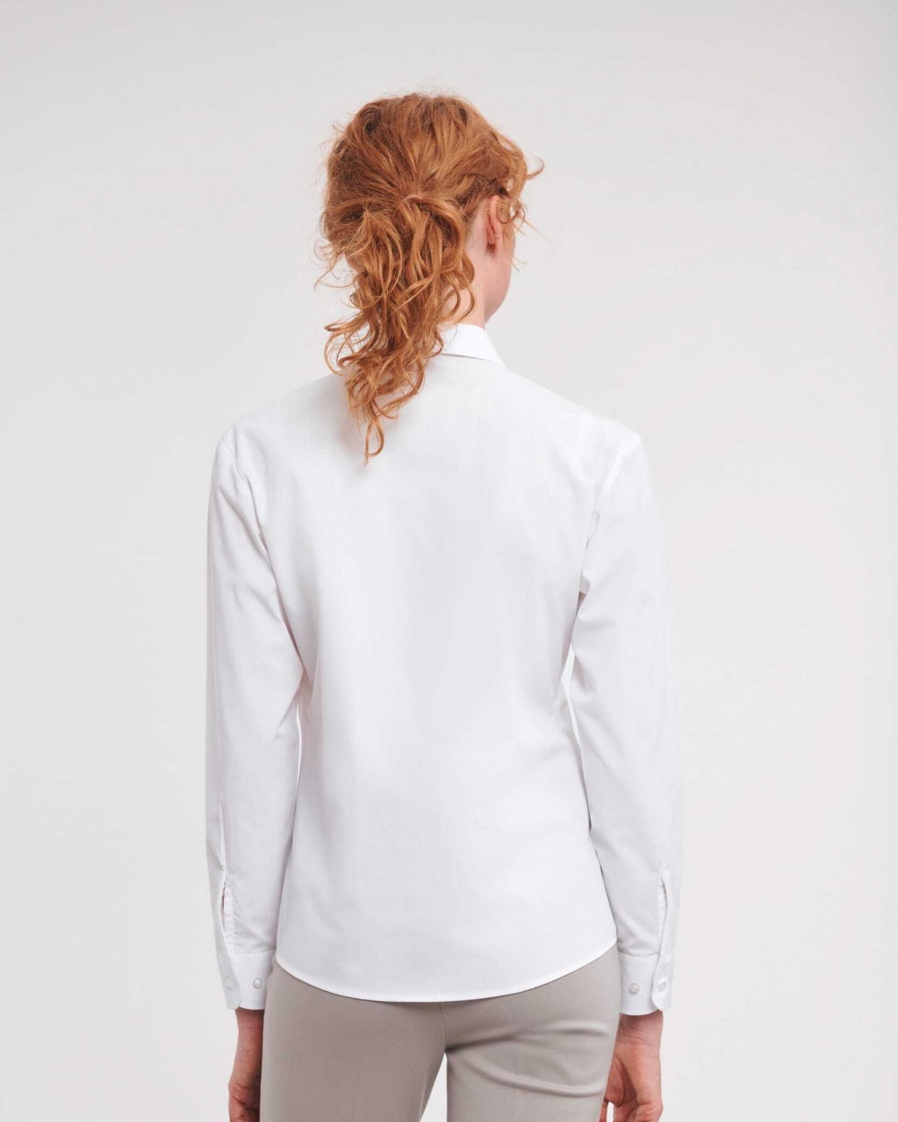 Hemden RUSSELL Ladies' Ls Polycotton Poplin Shirt voor bedrukking &amp; borduring