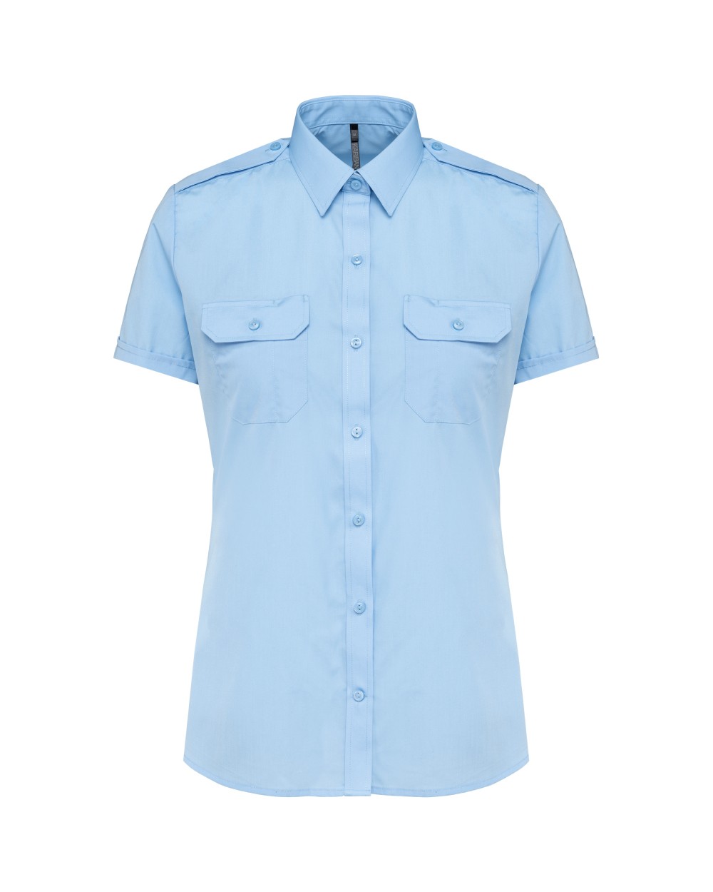 Chemises personnalisable KARIBAN Chemise pilote manches courtes femme