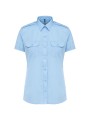 KARIBAN Chemise pilote manches courtes femme /api/colors/549fa598-8d61-4fa2-82ad-90f4d2ec39ab personnalisable