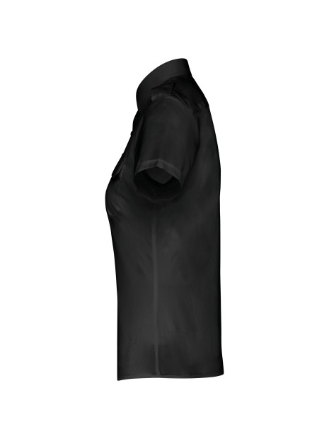 KARIBAN Chemise pilote manches courtes femme /api/colors/b9fdad4a-5e94-45cb-8c03-c08b349b28c3 personnalisable