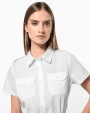Chemises personnalisable KARIBAN Chemise pilote manches courtes femme