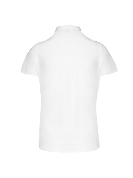 KARIBAN Chemise pilote manches courtes femme /api/colors/7a92cd2d-10d2-40b4-928b-296bb7487506 personnalisable
