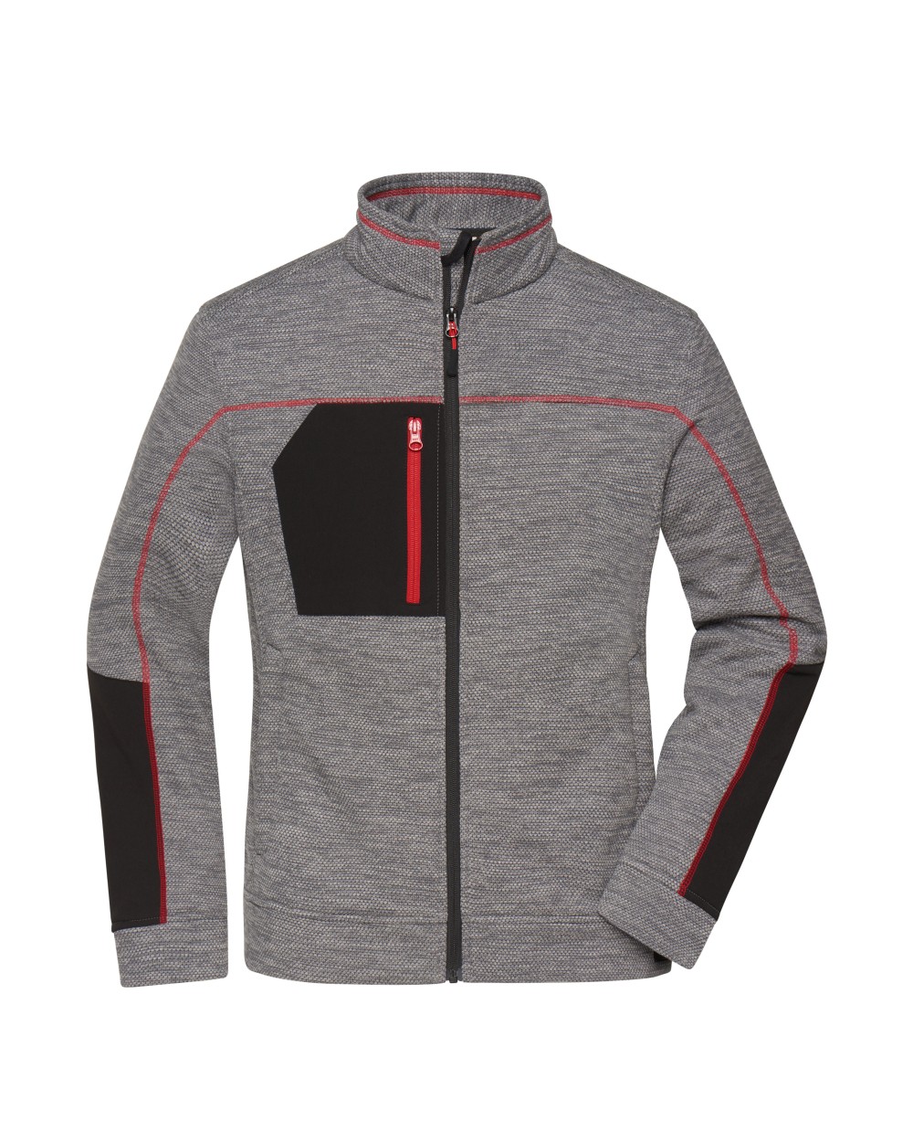JAMES & NICHOLSON Ladies' Structure Fleece Jacket Polar Fleeces personalisierbar