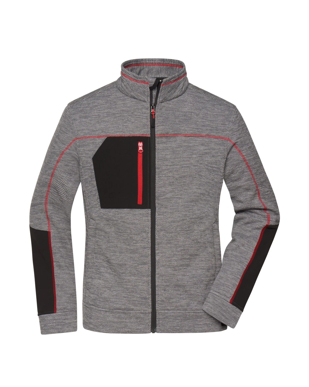 JAMES & NICHOLSON Ladies' Structure Fleece Jacket Polar Fleeces personalisierbar