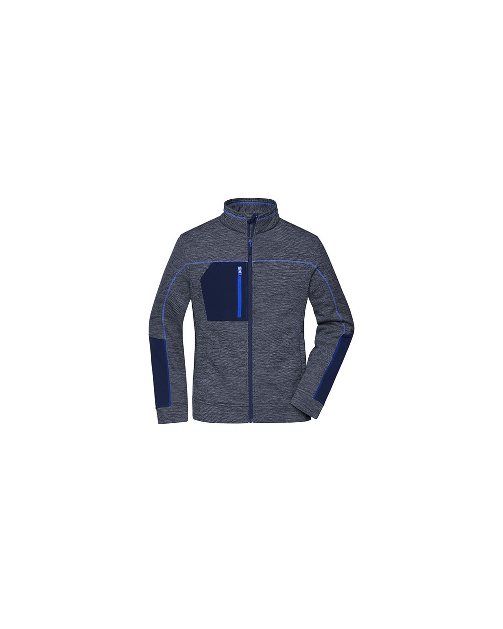 Polar Fleeces JAMES & NICHOLSON Ladies' Structure Fleece Jacket voor bedrukking &amp; borduring