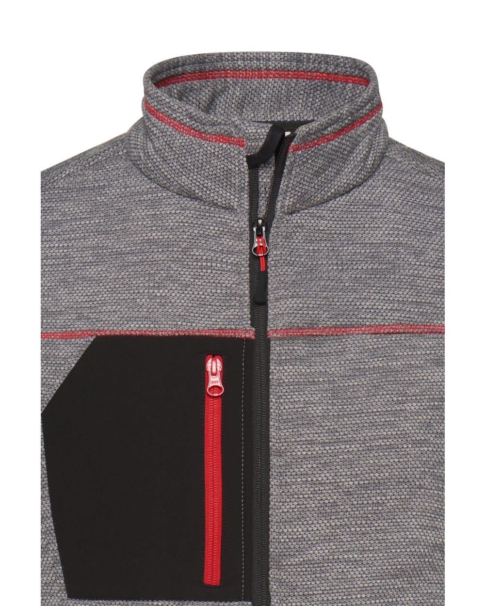 JAMES & NICHOLSON Ladies' Structure Fleece Jacket Polar Fleeces personalisierbar
