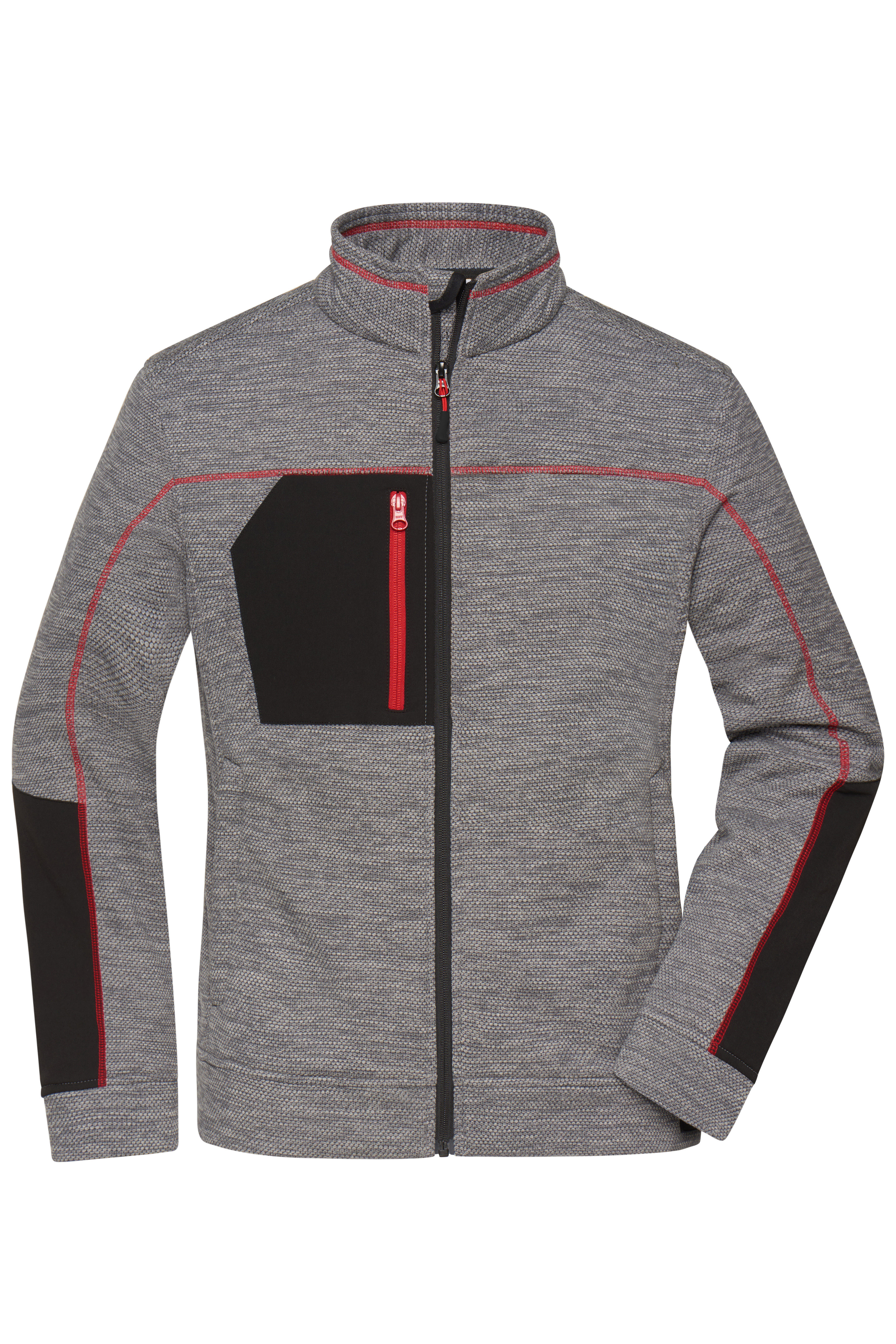 Polar Fleeces JAMES & NICHOLSON Ladies' Structure Fleece Jacket voor bedrukking &amp; borduring