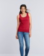 T-shirts GILDAN Softstyle® Fitted Ladies' Tank Top voor bedrukking &amp; borduring
