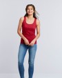 T-shirts GILDAN Softstyle® Fitted Ladies' Tank Top voor bedrukking &amp; borduring