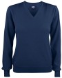 CUTTER & BUCK Everett V-neck Ladies Pullovers personalisierbar