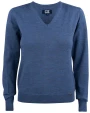 Truien CUTTER & BUCK Everett V-neck Dames voor bedrukking &amp; borduring