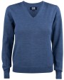 CUTTER & BUCK Everett V-neck Ladies Pullovers personalisierbar