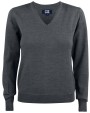 CUTTER & BUCK Everett V-neck Ladies Pullovers personalisierbar