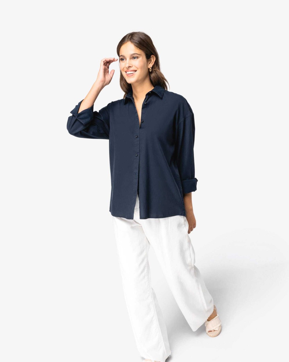 Chemises personnalisable SPASSO Chemise écoresponsable en lyocell femme