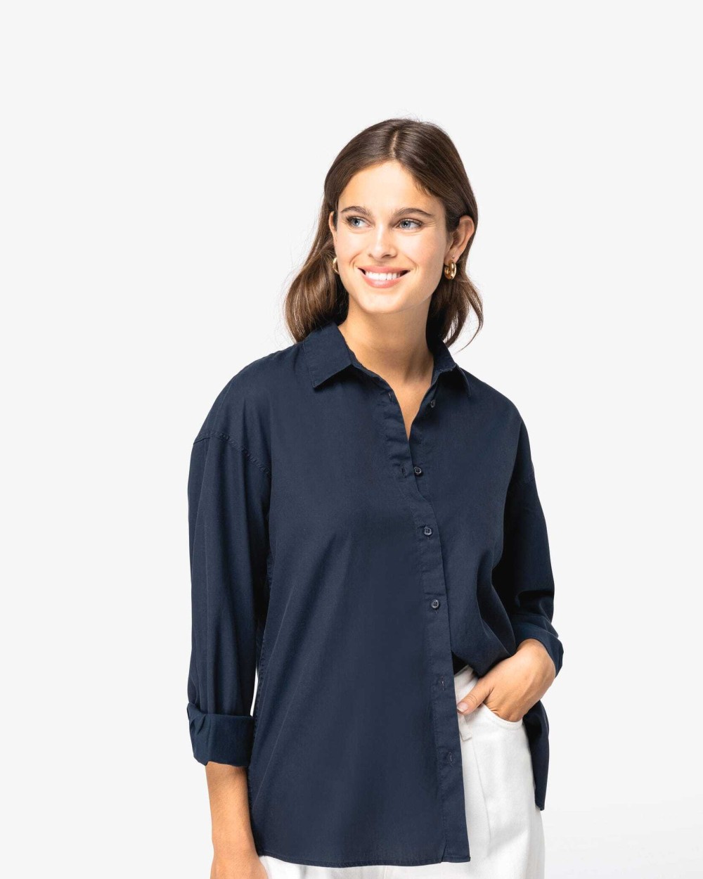 Chemises personnalisable SPASSO Chemise écoresponsable en lyocell femme