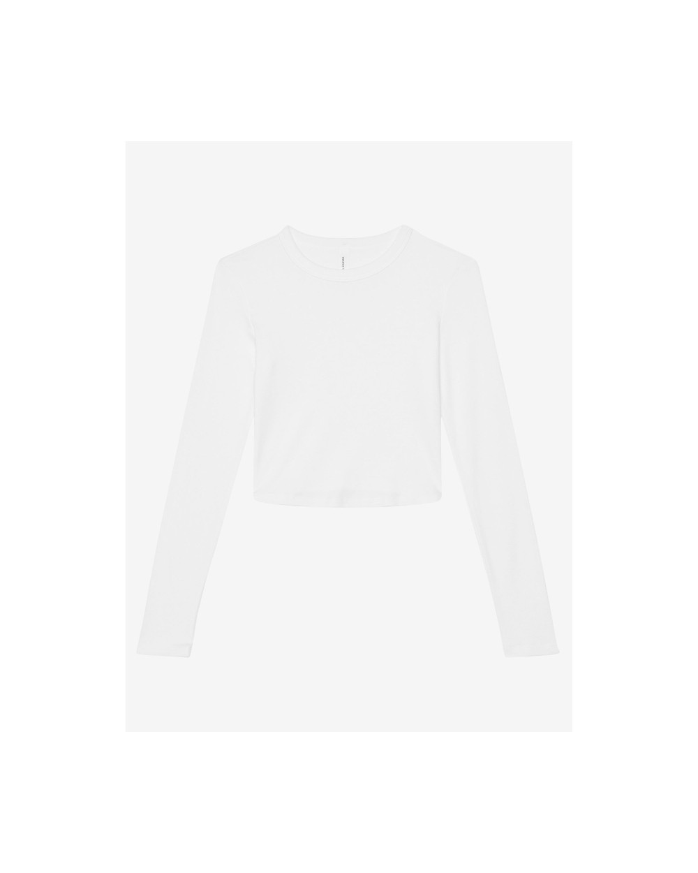 T-shirts BELLA-CANVAS WOMEN'S MICRO RIB LONG SLEEVE BABY TEE voor bedrukking &amp; borduring