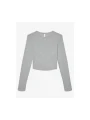 BELLA-CANVAS WOMEN'S MICRO RIB LONG SLEEVE BABY TEE /api/colors/3faa4bf7-0da4-4d67-bbe1-8c0604e97828 personnalisable