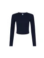 BELLA-CANVAS WOMEN'S MICRO RIB LONG SLEEVE BABY TEE /api/colors/acd1f653-6ed8-47f7-9754-2656f7e74065 personnalisable