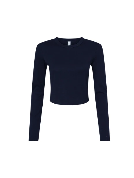 BELLA-CANVAS WOMEN'S MICRO RIB LONG SLEEVE BABY TEE /api/colors/acd1f653-6ed8-47f7-9754-2656f7e74065 personnalisable