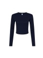 BELLA-CANVAS WOMEN'S MICRO RIB LONG SLEEVE BABY TEE /api/colors/acd1f653-6ed8-47f7-9754-2656f7e74065 personnalisable