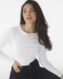 T-shirts BELLA-CANVAS WOMEN'S MICRO RIB LONG SLEEVE BABY TEE voor bedrukking &amp; borduring