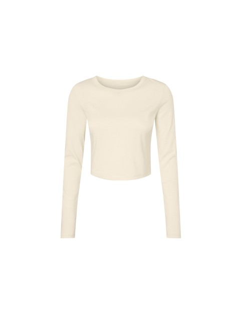 BELLA-CANVAS WOMEN'S MICRO RIB LONG SLEEVE BABY TEE /api/colors/63d8d937-4420-424f-b957-12c7f86f9885 personnalisable