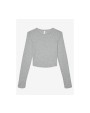 T-Shirts personnalisable BELLA-CANVAS WOMEN'S MICRO RIB LONG SLEEVE BABY TEE