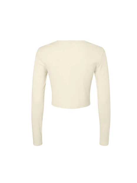 BELLA-CANVAS WOMEN'S MICRO RIB LONG SLEEVE BABY TEE /api/colors/63d8d937-4420-424f-b957-12c7f86f9885 personnalisable