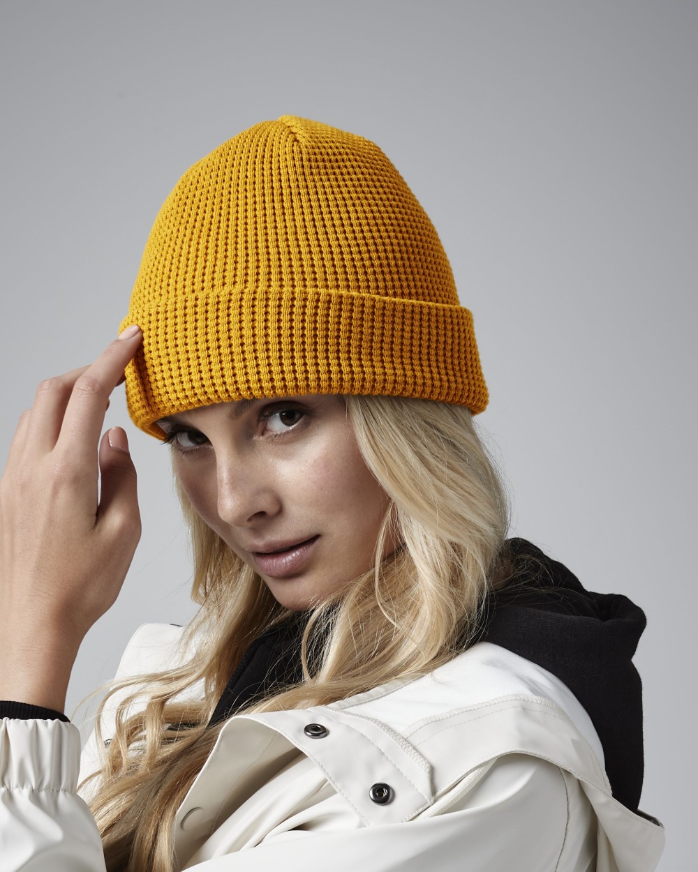 Mutsen BEECHFIELD ORGANIC COTTON WAFFLE BEANIE voor bedrukking &amp; borduring