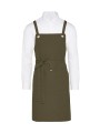 SG CLOTHING PROVENCE - Crossover Eyelets Bib Apron with Pocket /api/colors/fdddca6f-398d-4e63-8ae9-29e568f5cfd2 personnalisable