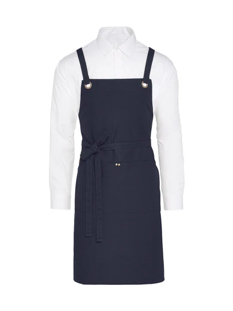 SG CLOTHING PROVENCE - Crossover Eyelets Bib Apron with Pocket /api/colors/b68891a9-1d28-4f7a-8deb-775c45027afd personnalisable