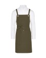 SG CLOTHING PROVENCE - Crossover Eyelets Bib Apron with Pocket Schürzen personalisierbar