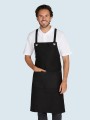 Tabliers à personnaliser SG CLOTHING PROVENCE - Crossover Eyelets Bib Apron with Pocket 