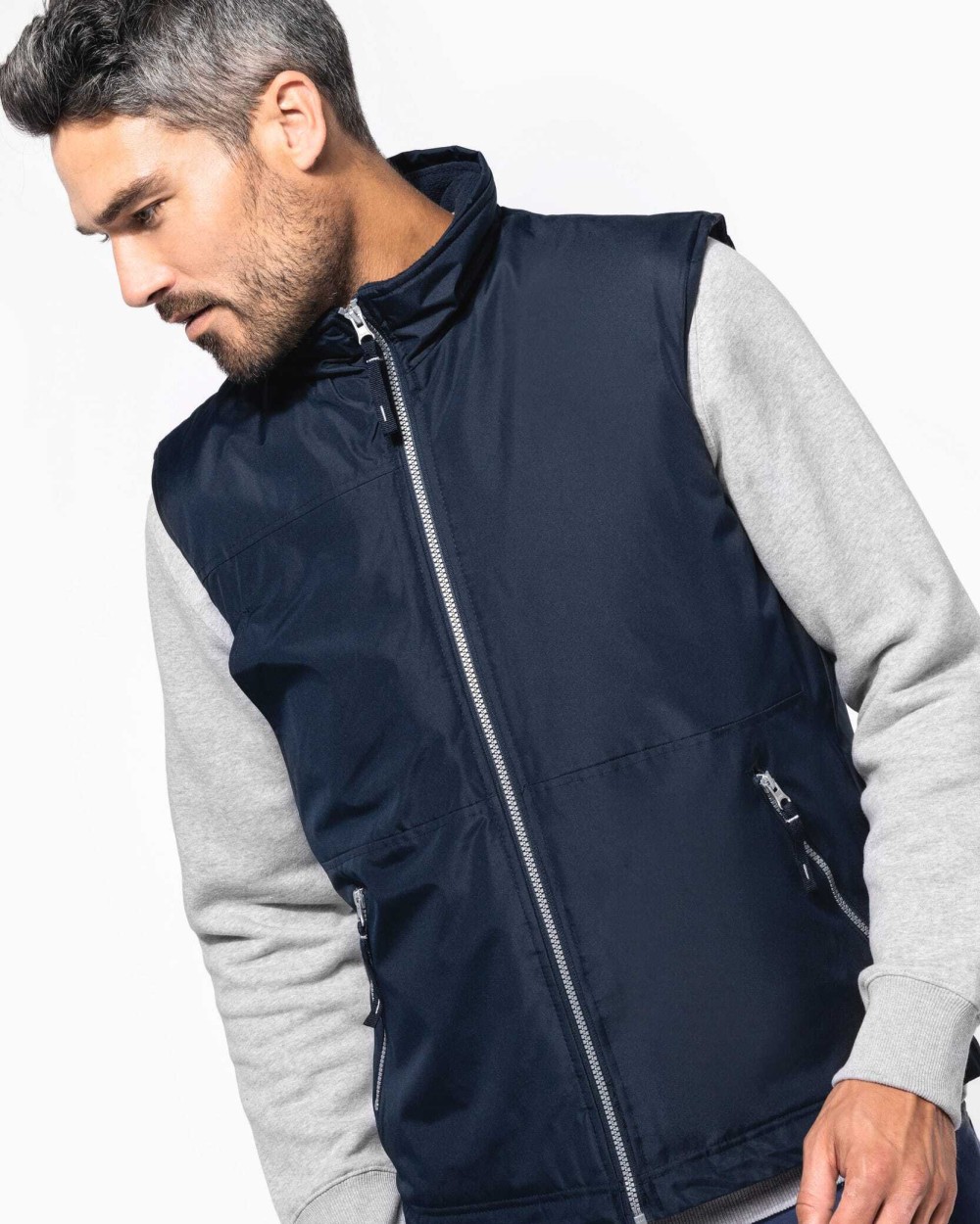 Vestes personnalisable KARIBAN Bodywarmer doublé polaire homme