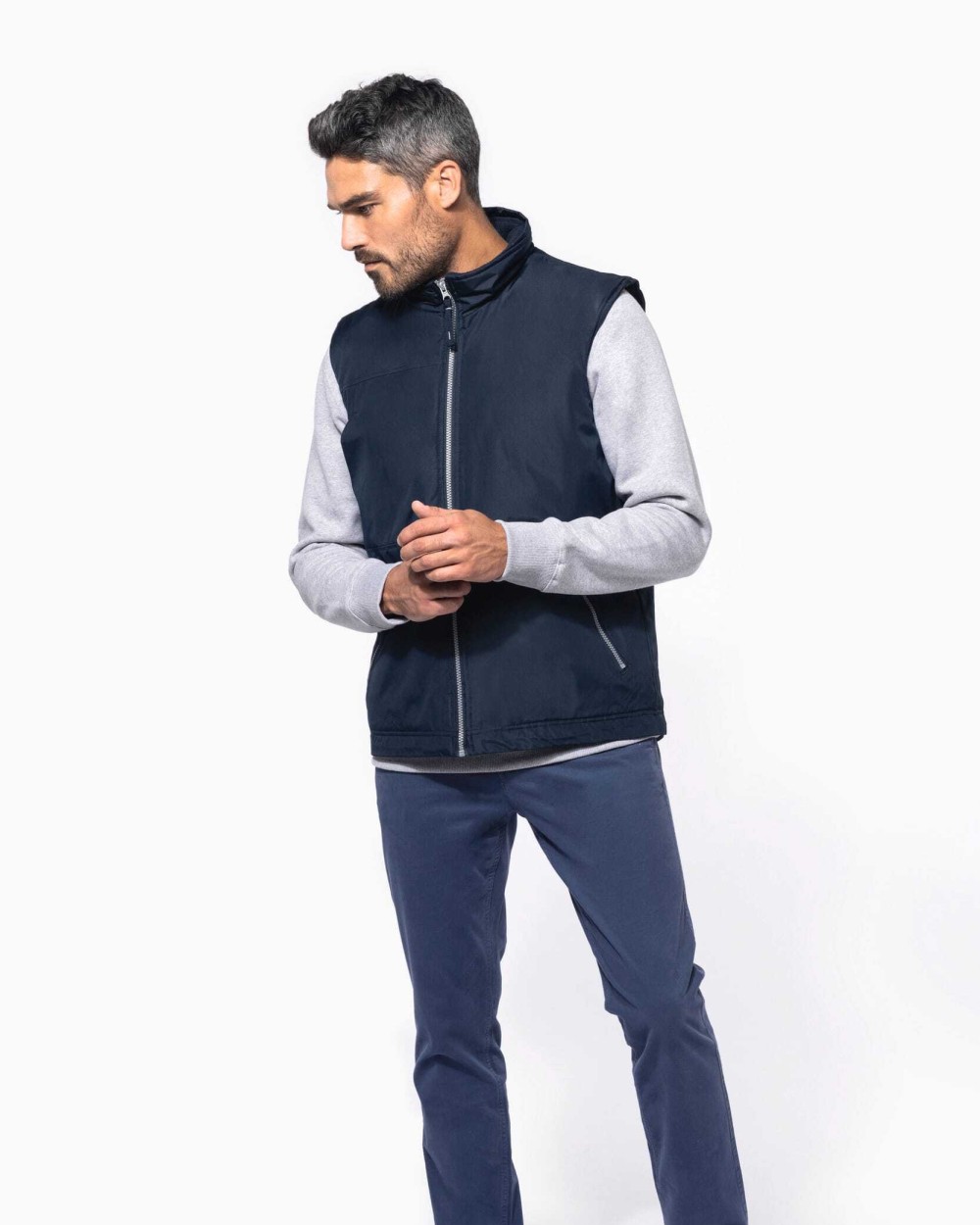 Vestes personnalisable KARIBAN Bodywarmer doublé polaire homme