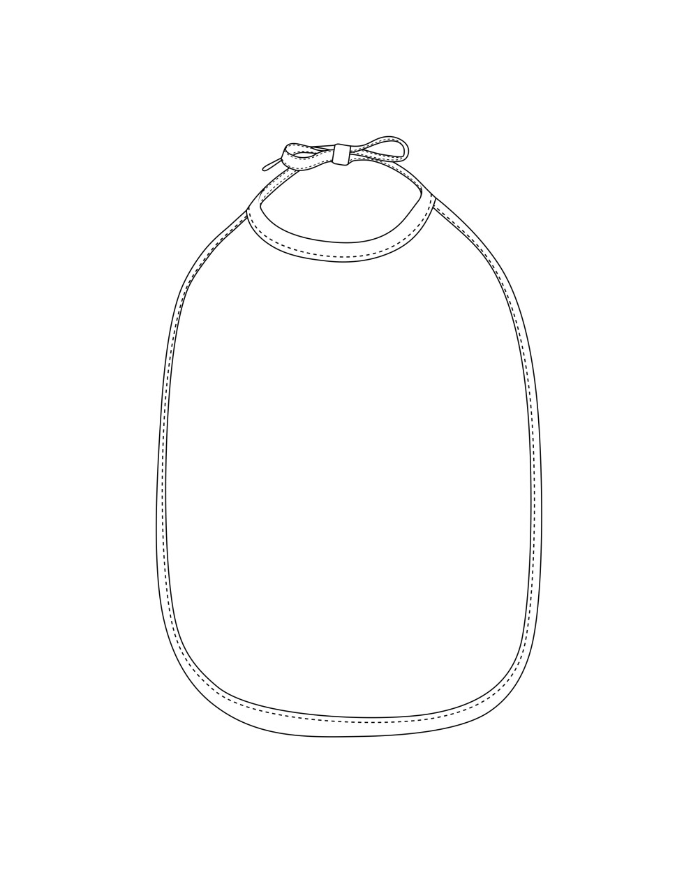 Articles bébés personnalisable LINK KIDS WEAR Baby Bib