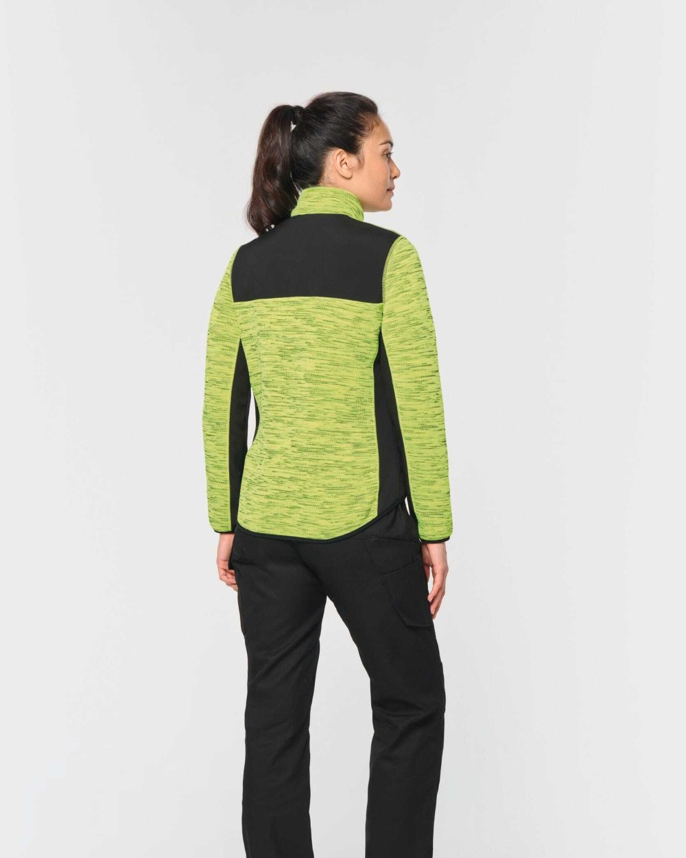 Jassen WK. DESIGNED TO WORK Gerecycled damesjasje in polytricot voor bedrukking &amp; borduring