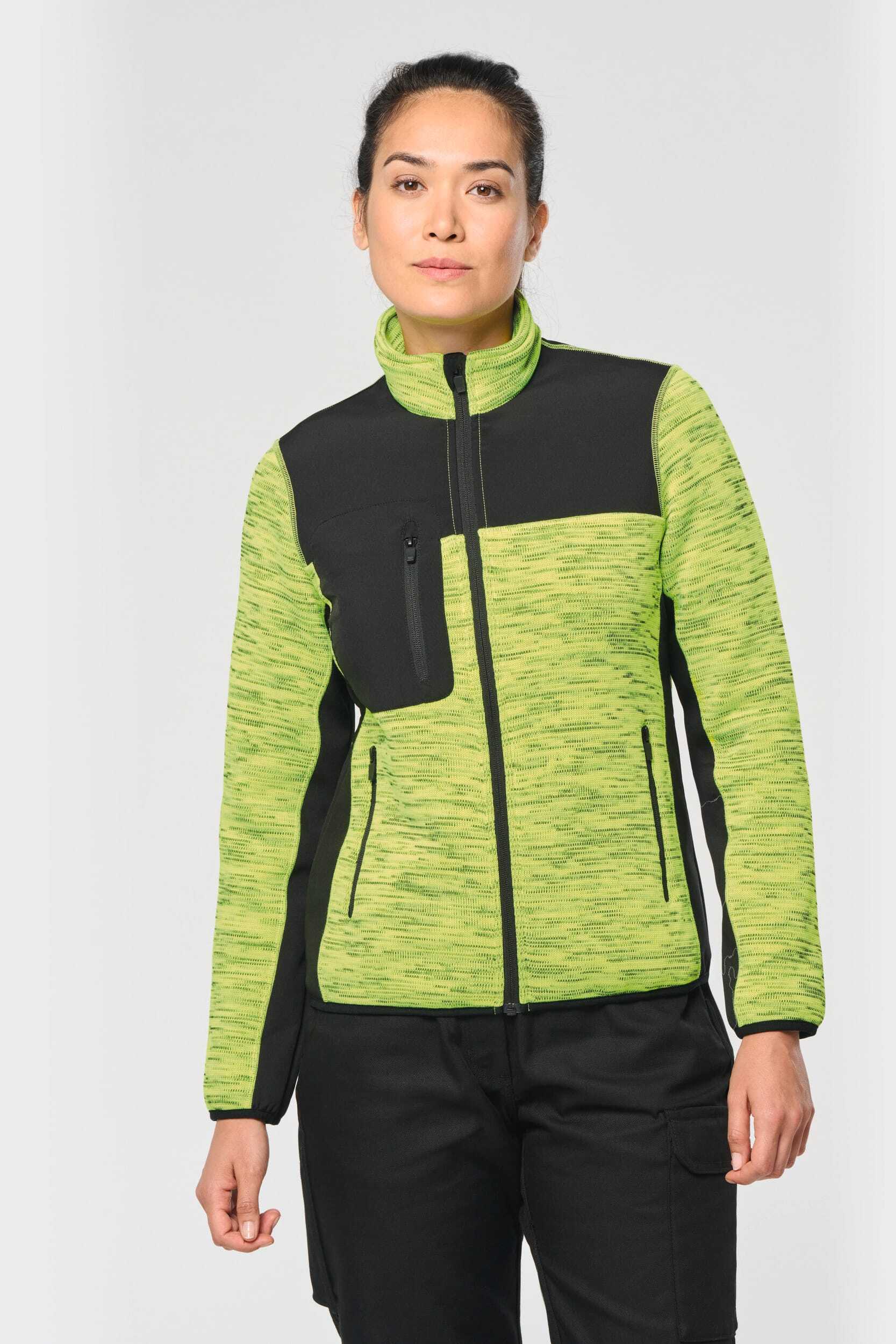 Vestes personnalisable WK. DESIGNED TO WORK Veste recyclée en polytricot femme