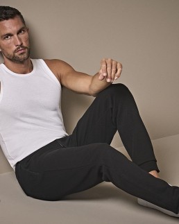 RIBBED INTERLOCK PANTS