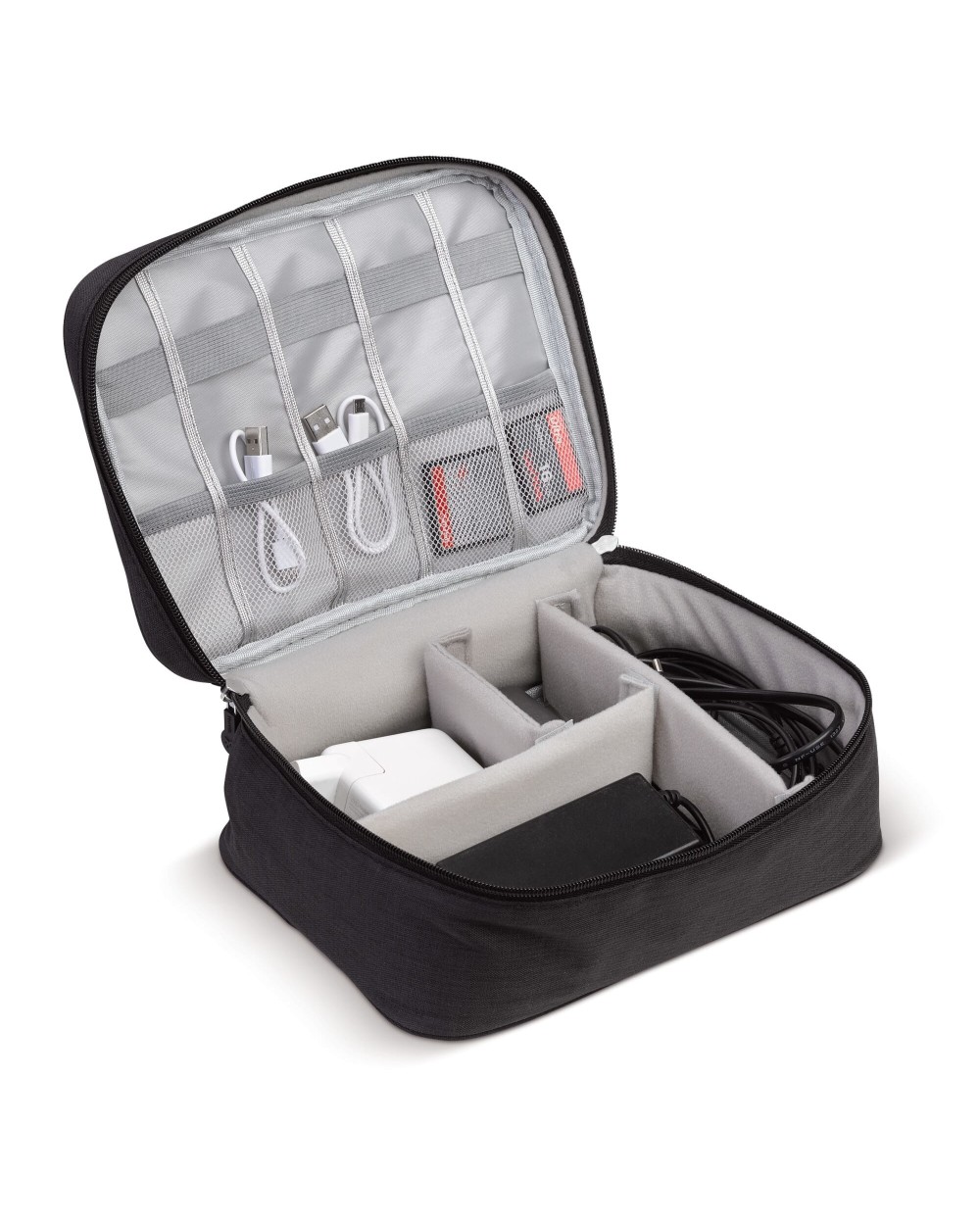 Accessoires personnalisable 4DO Trousse de voyage pour câbles et chargeurs