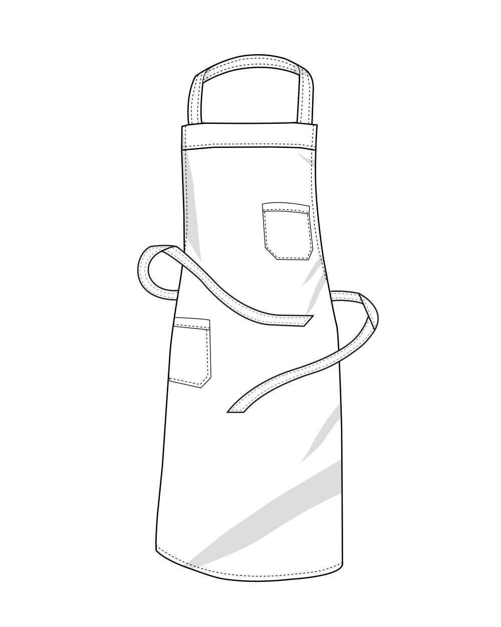 Schorten LINK KITCHENWEAR Shoemakers Apron voor bedrukking &amp; borduring