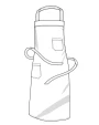 Schorten LINK KITCHENWEAR Shoemakers Apron voor bedrukking &amp; borduring