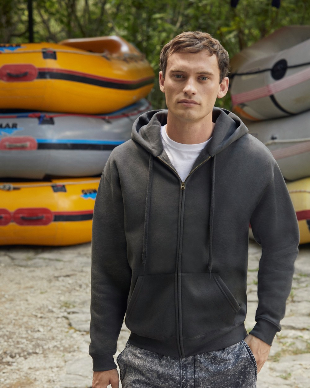 FOL Premium Hooded Sweat Jacket (62-034-0) Sweatshirts personalisierbar