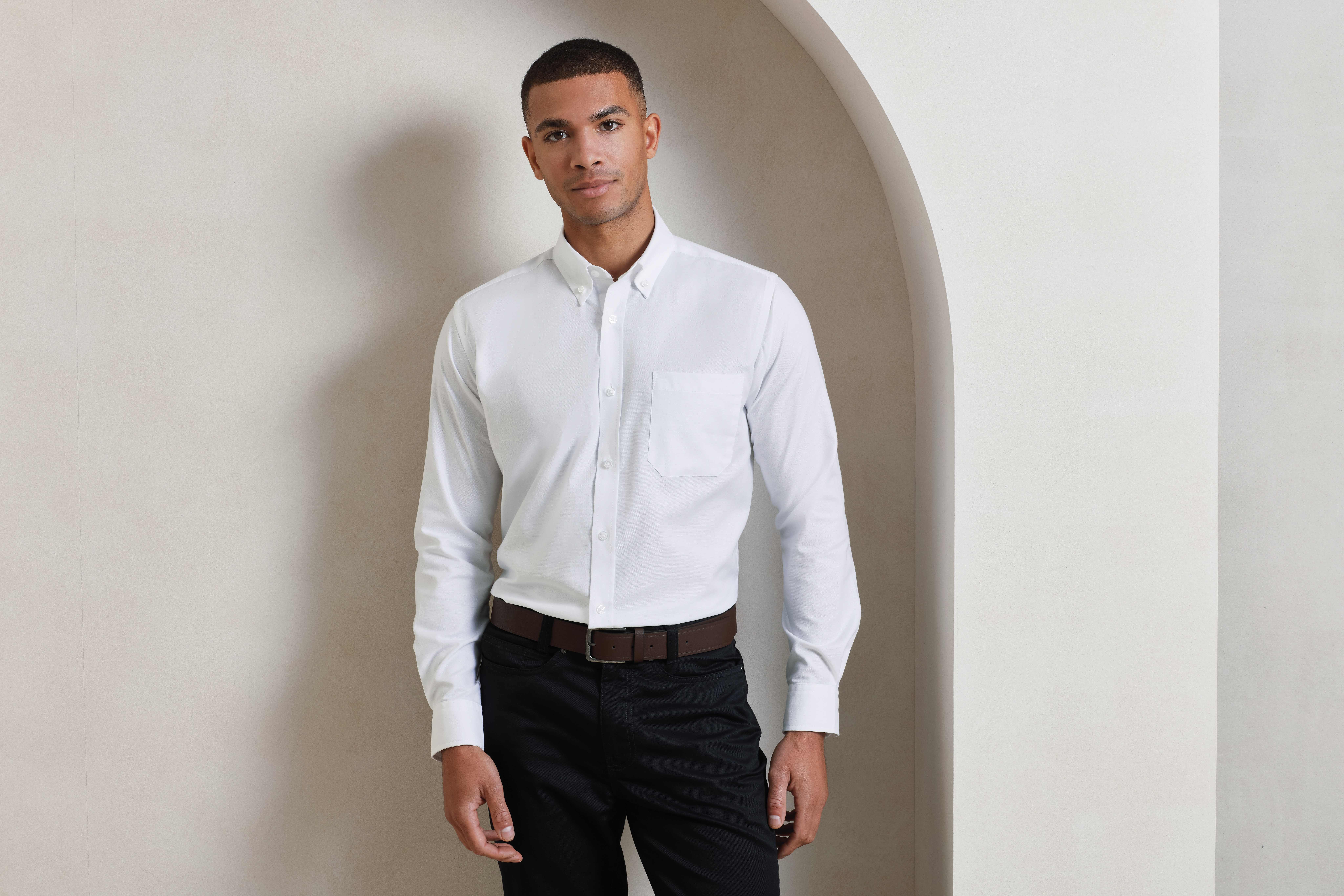 Chemises personnalisable PREMIER Chemise Oxford à manches longues Supreme Homme