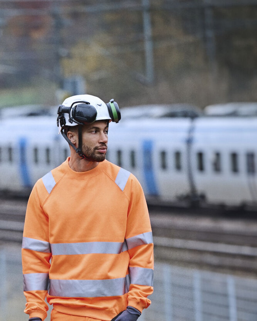 Sweat-shirts personnalisable JOBMAN 1150 Sweatshirt Hi-Vis