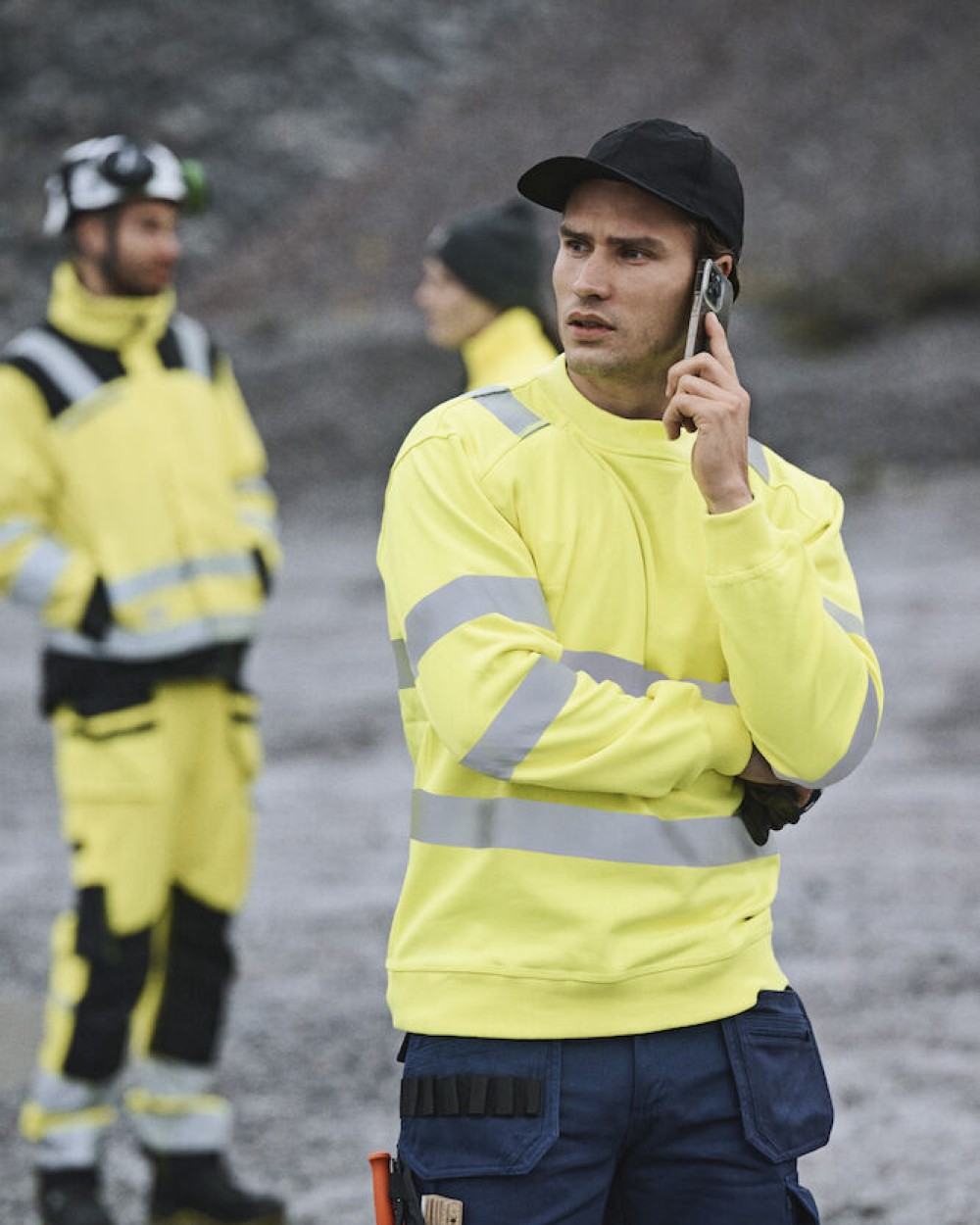 Sweaters & hoodies JOBMAN 1150 Hi-Vis Sweatshirt voor bedrukking &amp; borduring