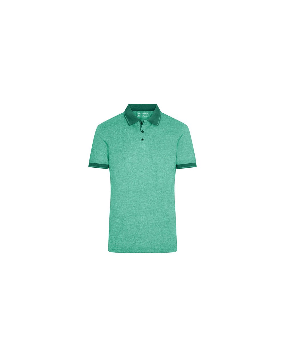 Polo's JAMES & NICHOLSON Men`s Heather Polo voor bedrukking &amp; borduring