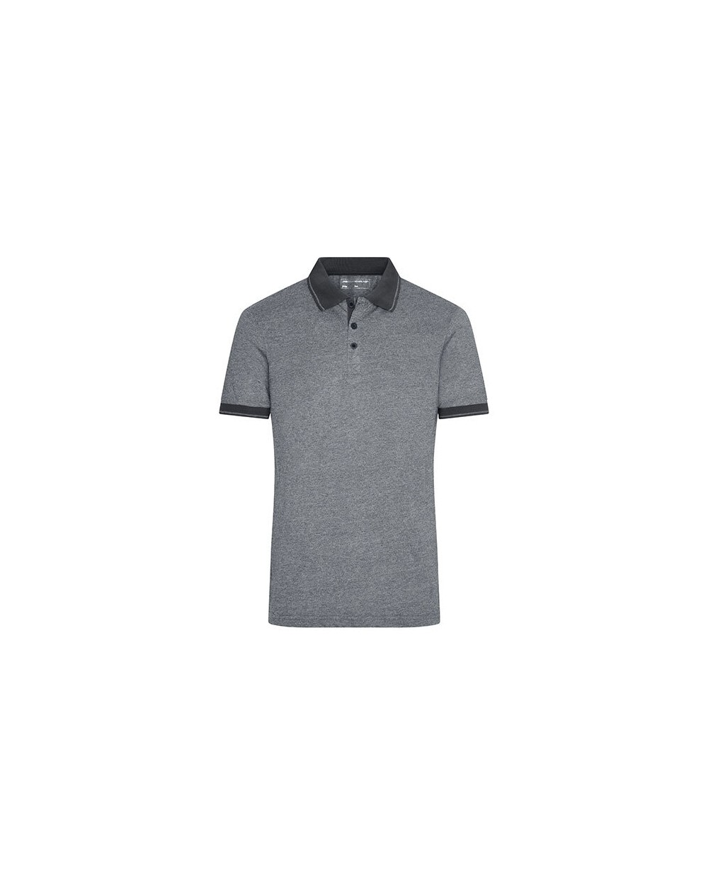JAMES & NICHOLSON Men`s Heather Polo Poloshirts personalisierbar